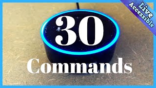 30 Favorite Alexa Commands that I use on a daily basis to make life more accessible #LiveAccessible