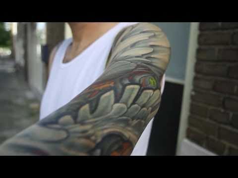 Lux Altera Tattoos The Wing Full Sleeve