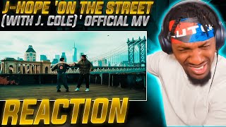 J. COLE WENT AT YA TOP 10 RAPPERS! | j-hope 'on the street (with J. Cole)' (REAC