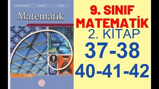 9. Sinif Meb Matemati̇k Ki̇tabi Sayfa 37 - 38 - 40 - 41 - 42 Uygulamalar Ve Sira Si̇zde 9. Sinif