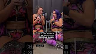 Bayley & Lyra Valkyria Celebrate Their Win