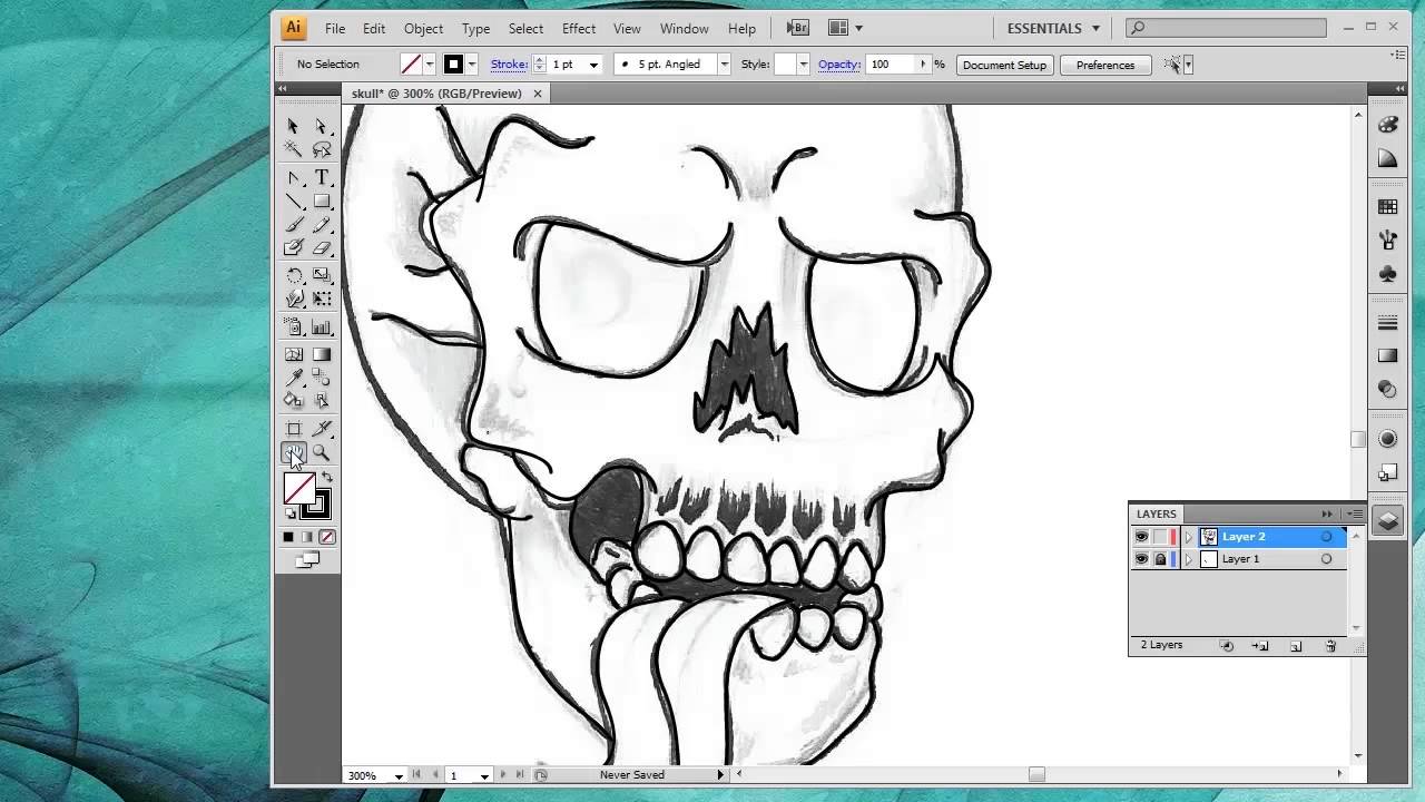  How To Make A Drawing Look Sketched In Illustrator 