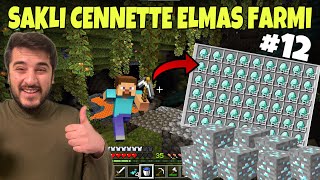 YER ALTINDA SAKLI CENNET, ELMAS SETLERİMİZ HAZIR! -MİNECRAFT SURVIVAL