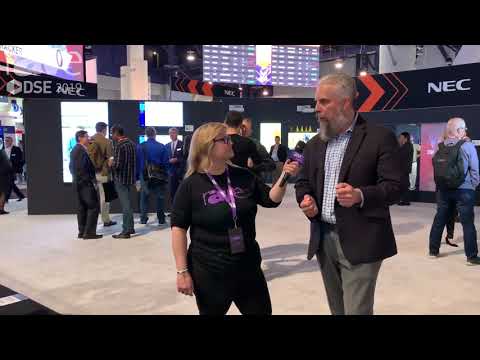 DSE 2019: Director of Product Marketing Keith Yanke Talks to Sara Abrons About NEC Display’s Focus