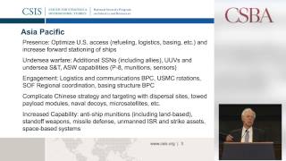 Csba Joint Think Tank Exercise Csis Presentation