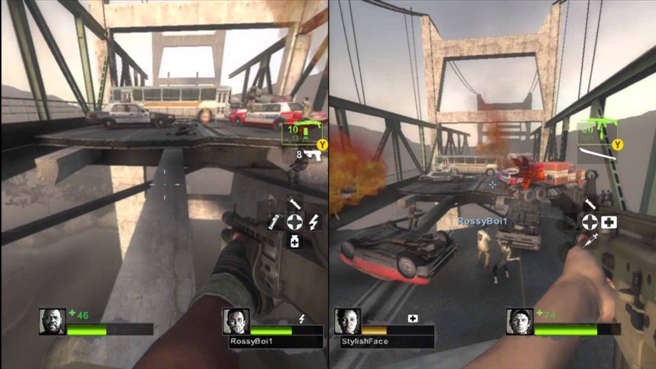 Squirt split screen