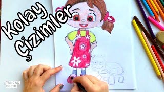 Niloya ve Tospik Çizimi | Güzel Çizim Boyama Videoları | Easy Drawings for Kids Niloya