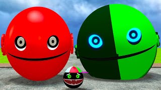 Magic Sky Balls & Pacman And Three Robots