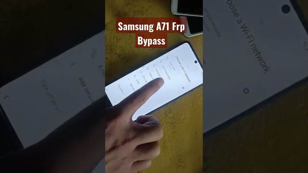 Samsung A71 Frp bypass #short Samsung A71 Frp bypass #short