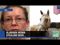 Mujer ebria en Alabama roba un caballo y cabalga hasta una tienda cercana para robar cerveza