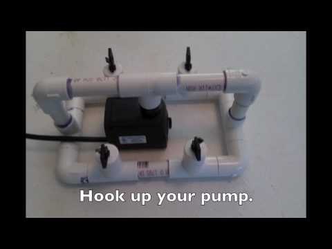 A way to build a hydroponic tomato lawn hydroponic setup for one plant