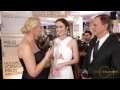 Emily Blunt on the HFPA Red Carpet Stage
