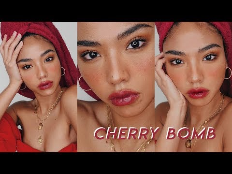 CHERRY BOMB | Instagram Makeup Tutorial | rachelteetyler - YouTube