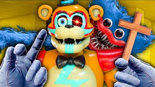 Fnaf, Backrooms, & Poppy Playtime In Vr 3 Scary Games W The Boys