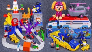Paw Patrol Toys Unboxing Series Paw Patrol True Metal Total City Rescue Track Launch Spaceship