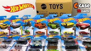 Unboxing Hot Wheels 2019 C Case 72 Car Assortment!