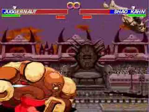 thunderstudent special; the juggernaut [bitch] vs shao kahn