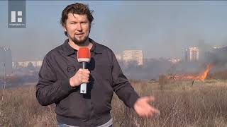 Видео В Тамбове в районе улицы Астраханской начался пожар от Новый век, 2-я Шацкая улица, Тамбов, Россия