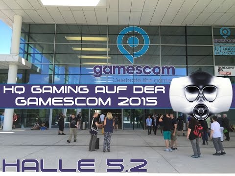 GamesCom in Köln - Halle 5.2 Rundgang vom 05.08.2015