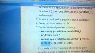 Tutorial para convertir juegos psone a la pocketstation (Xperia play) PARTE 1