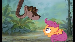 Kaa And Scootaloo Encounter