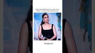 Fatima Sana Shaikh Got Very Angry At The Metro... In Dino Trailer Launch Event?