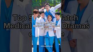 Top 5 Must Watch Medical Korean Dramas Of All Time