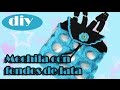 Como hacer una bolsa con fondos de bote de lata: Mochila "Tina" parte 1