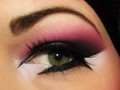 Line those Arab eyes - Arabic pink purple makeup