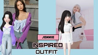 Jennie inspired outfits zepeto