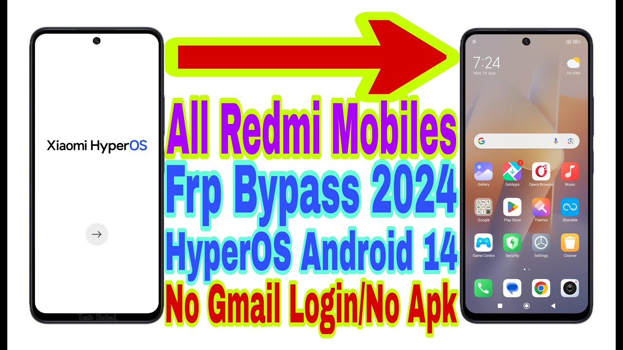 All Redmi HyperOS Android 14 Frp Bypass | New Trick 2024 All Redmi HyperOS Android 14 Frp Bypass | New Trick 2024
