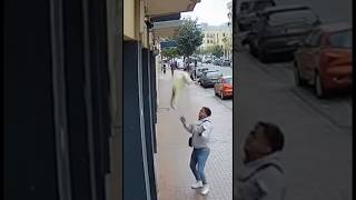 Stranger Catches Baby From Balcony-Real Footage