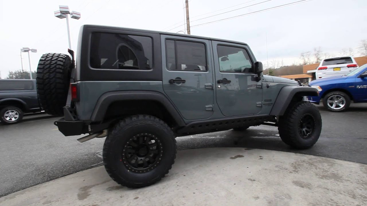 2015 Jeep Wrangler Black 2 Door