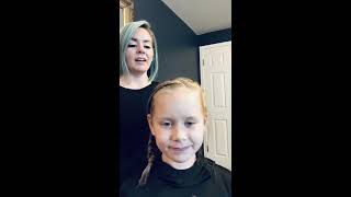 Fishtail Braids At Home Kids Hairstyle Tutorial with Lindsey Phelps | Aveda