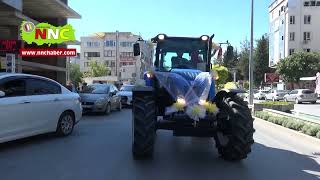 Traktör Gelin Arabası Oldu Görenler Baka Kaldı