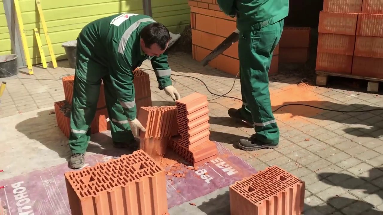 Кладка керамоблока своими руками 36