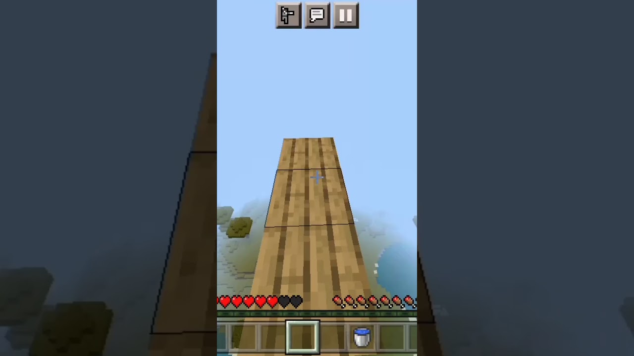 HOW MANY BLOCK TO SURVIVE #shorts #frpシ #minecaft HOW MANY BLOCK TO SURVIVE #shorts #frpシ #minecaft