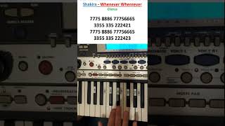 Shakira - Whenever Wherever Piano Tutorial