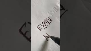 Evan Name Logo.....