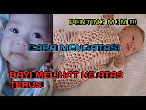 why do babies often look up || when baby can see || why do babies always look up