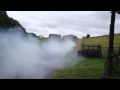 24 litre Bentley Napier 200 metre wheelspin at Shelsley Walsh