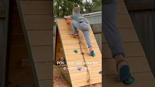 Diy Homemade Climbing Wall