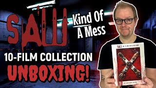 Saw 10-Film Blu-Ray Collection Unboxing Lionsgate 23 Discs Is It Worth It?