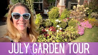 2023 July Garden Tour - Whats Dead Or Dying? Summer Garden Struggles Spider Mites & Heat