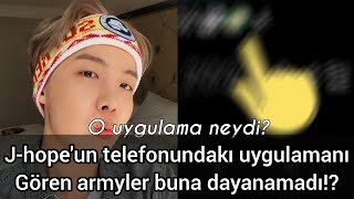 J-Hopeun Telefonundakı Uygulama Herkesi Şok Etti?O Uygulama Neydi?