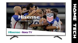 Hisense 55 4K Ultra Hd Hdr Roku Smart Tv With Usb & 3 X Hdmi - 55R7E