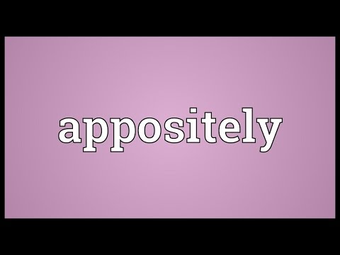 Header of appositely