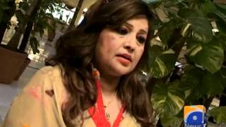 Geo Reports-Shabnam In Lahore-27 Apr 2012