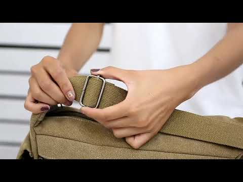 TÚI ĐEO CHÉO NAM VẢI BỐ SIZE TO