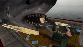 Jaws But In Gmod Quints Death